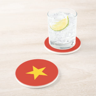 Vietnam flag coaster