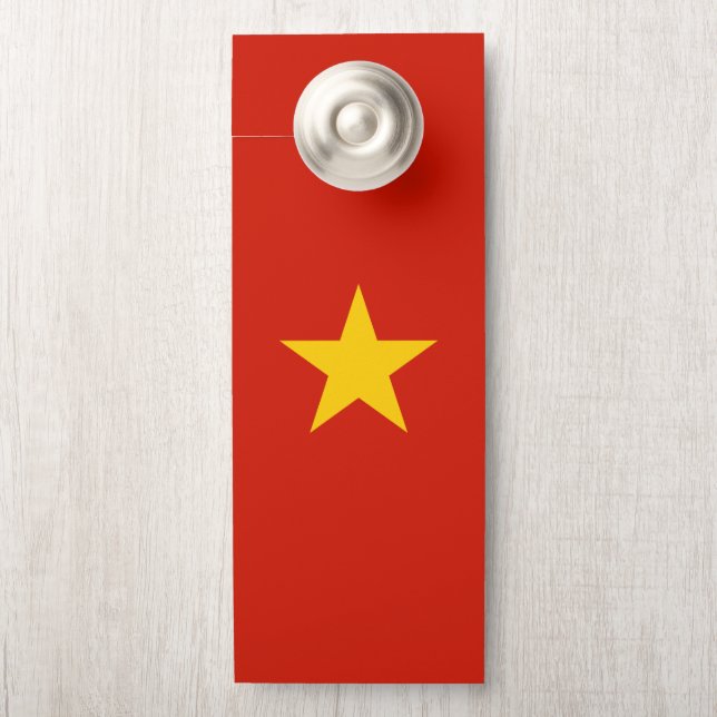 Vietnam flag door hanger (On Knob)