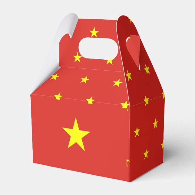 Vietnam flag favour box (Back Side)