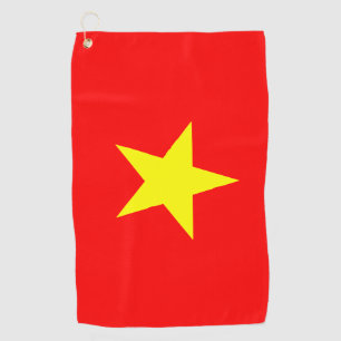 Vietnam Flag Golf Towel