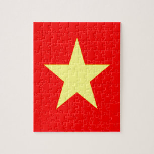 vietnam flag jigsaw puzzle