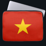 Vietnam flag laptop sleeve<br><div class="desc">An ideal gift for all those who are patriotic of their country!</div>