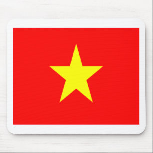 vietnam flag mouse mat