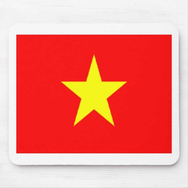 vietnam flag mouse mat (Front)