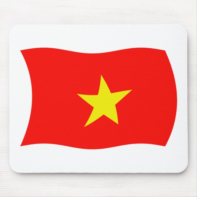 Vietnam Flag Mousepad (Front)