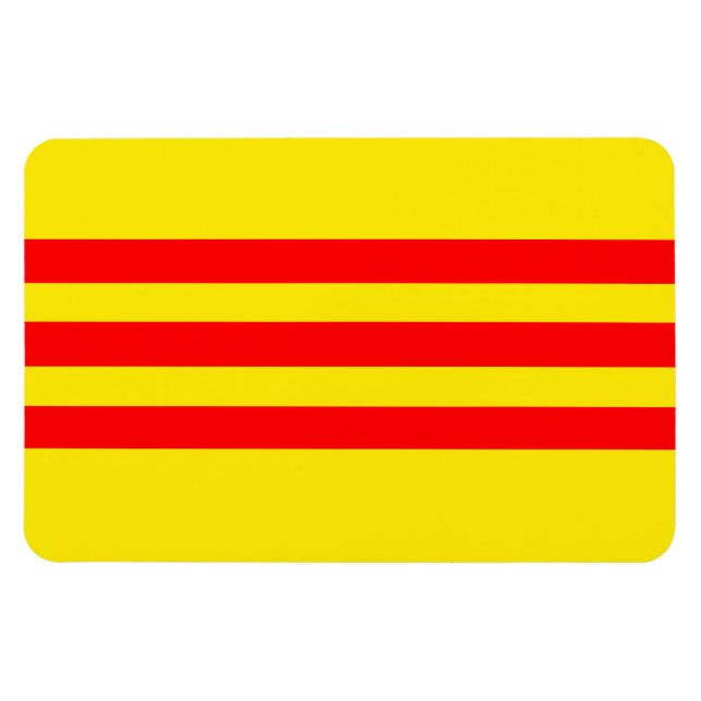 Vietnam Flag (new) Magnet (Horizontal)
