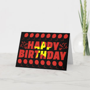 Vietnam Flag Patriotic Birthday Card