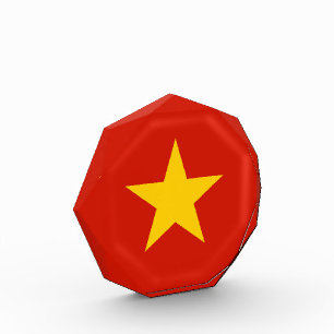 Vietnam flag photo block