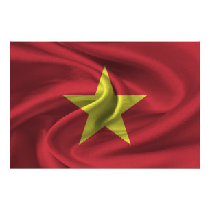 Vietnam Flag Photo Print