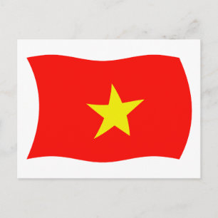 Vietnam Flag Postcard