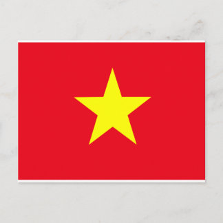 Vietnam Flag Postcard