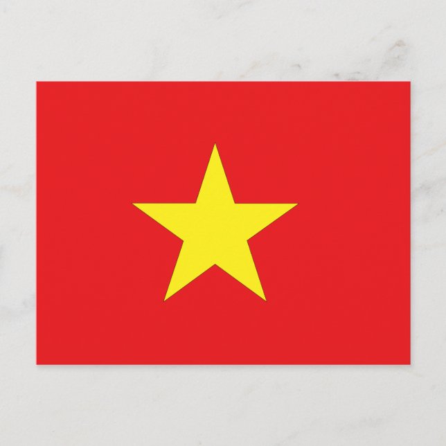 Vietnam Flag Postcard (Front)