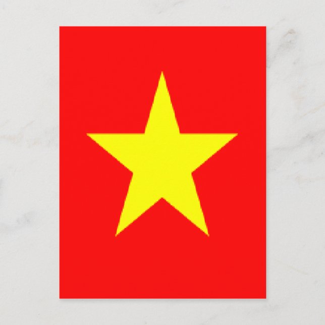 vietnam flag postcard (Front)