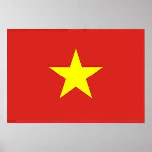 Vietnam Flag Poster