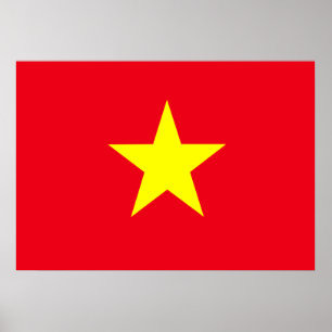Vietnam Flag Poster