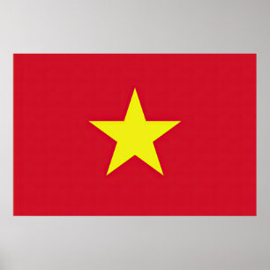 Vietnam flag poster