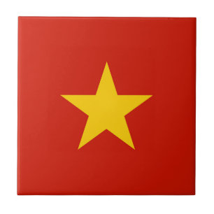 Vietnam flag tile