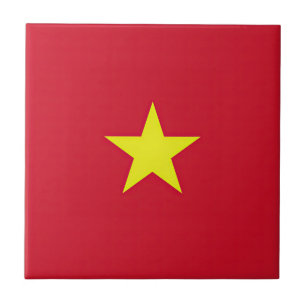 Vietnam flag tile