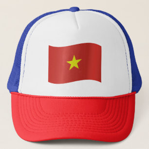 Vietnam flag trucker hat