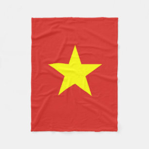 Vietnam flag Vietnamese star Fleece Blanket