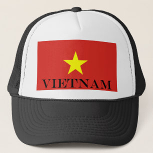 Vietnam flag Vietnamese star Trucker Hat