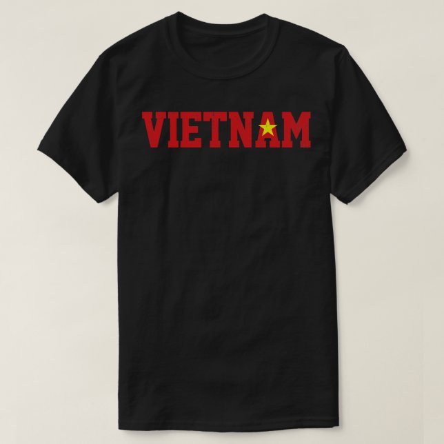 Vietnam Flag Vietnamese T-Shirt (Design Front)