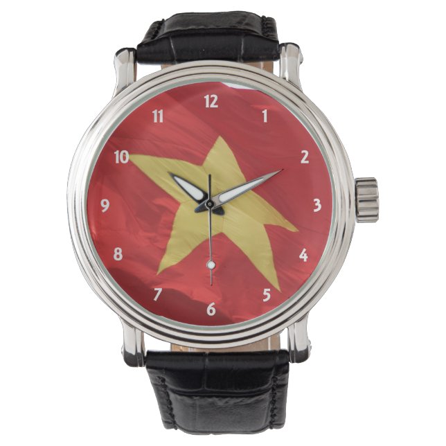vietnam flag watch (Front)