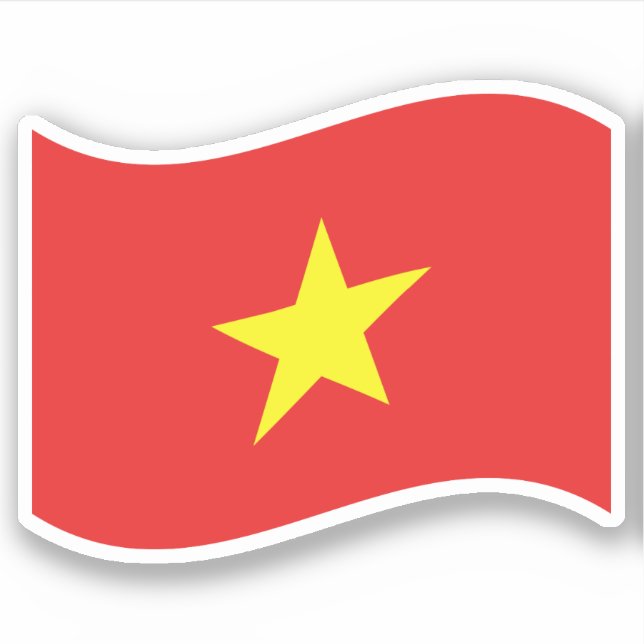 Vietnam Flag Wave (Front)