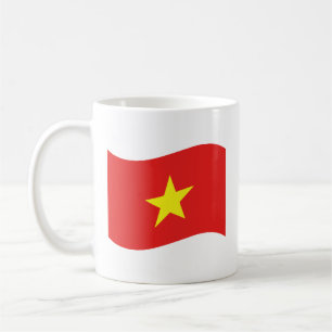 Vietnam Flag Wave Coffee Mug
