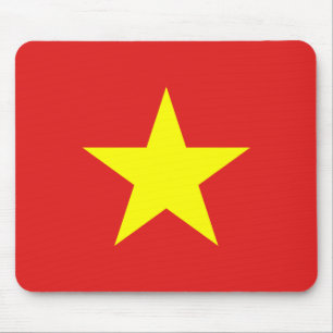 Vietnam Flag Yellow Star Mousepad