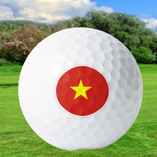 Vietnam Golf Balls, Vietnamese Flag / Patriots Golf Balls (Creator Uploaded)
