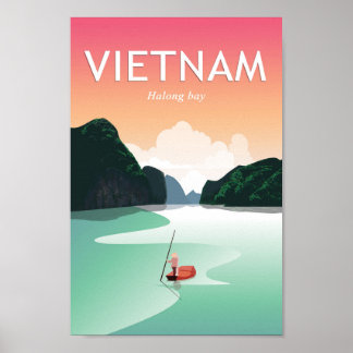 Vietnam ha long bay poster