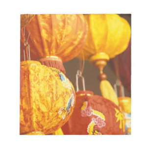 Vietnam, Hoi An Large lanterns, souvenirs Notepad