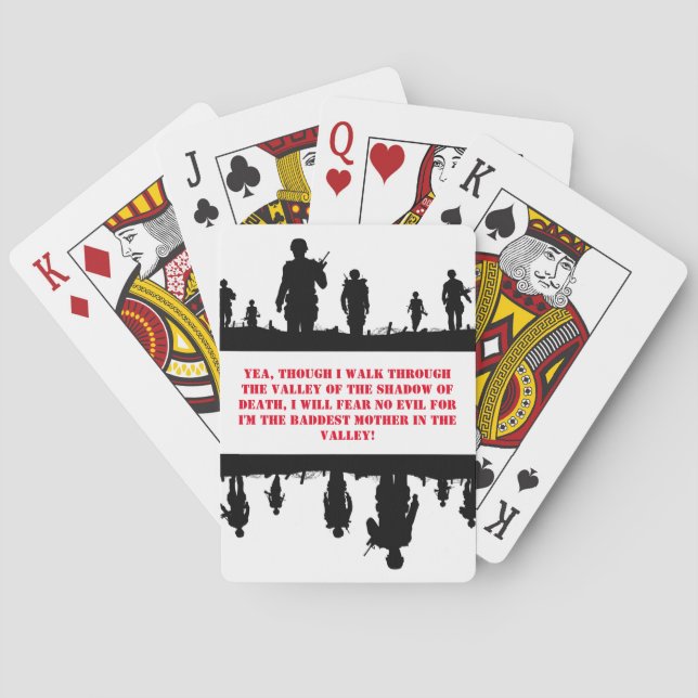 Vietnam - I walk through the valley Playing Cards (Back)