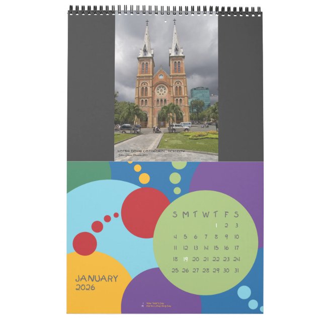 VIETNAM IN PICTURES 2010 CALENDAR (Jan 2026)