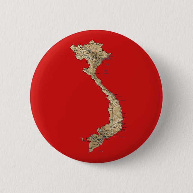 Vietnam Map Button (Front)