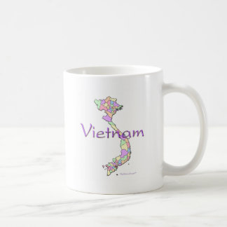 Vietnam Map Coffee Mug