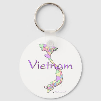 Vietnam Map Key Ring
