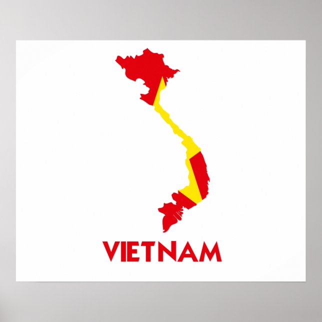 VIETNAM MAP POSTER (Front)