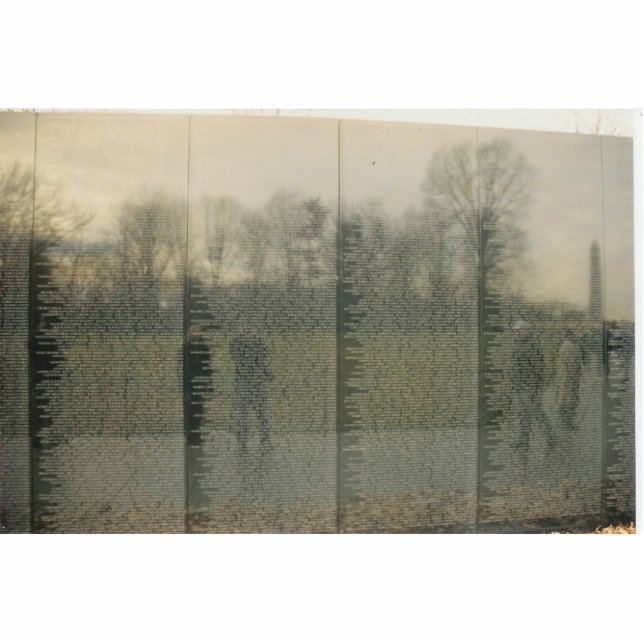 Vietnam Memorial Standing Photo Sculpture (Front)
