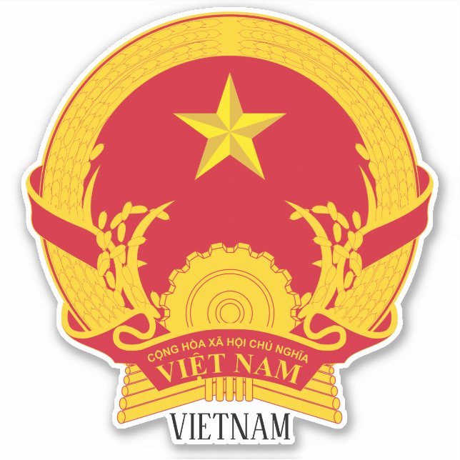 Vietnam National Emblem Patriotic (Front)