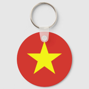 Vietnam National World Flag Key Ring