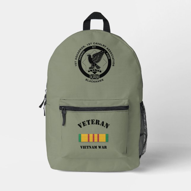 Vietnam OD Green Cavalry Backpack (Front)