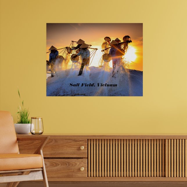 Vietnam Salt Field Poster (Living Room 2)
