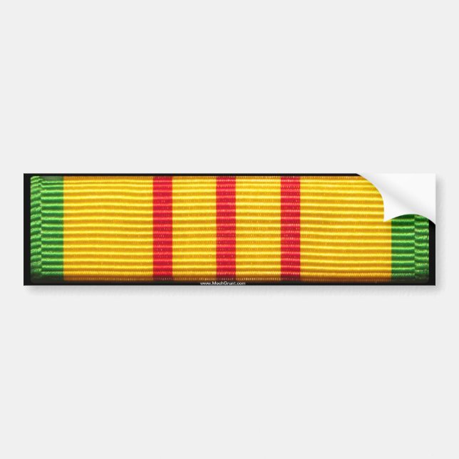 Vietnam Service Medal Bumper Sticker (Front)