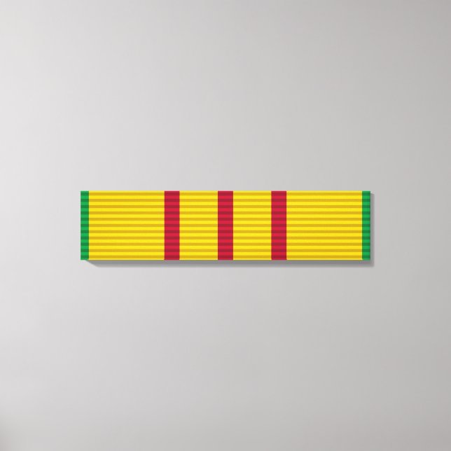 Vietnam Service Medal ribbon Canvas Print (Front)