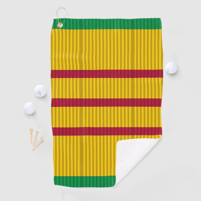 Vietnam Service Medal ribbon Golf Towel (InSitu)