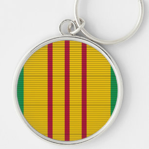 Vietnam Service Medal ribbon Key Ring