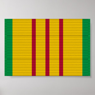 Vietnam Service Medal ribbon Poster