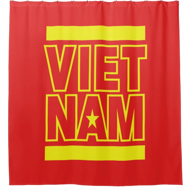 VIETNAM SHOWER CURTAIN (Front)